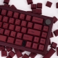 Brief Red Japanese 104+36 PBT Dye-subbed Keycap Set Cherry Profile Compatible with ANSI Mechanical Gaming Keyboard